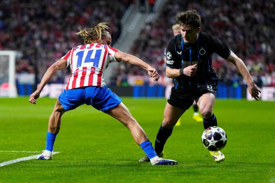 Club Brugge foi eliminado pelo Atlético Madrid e Bélgica apenas tem uma equipa