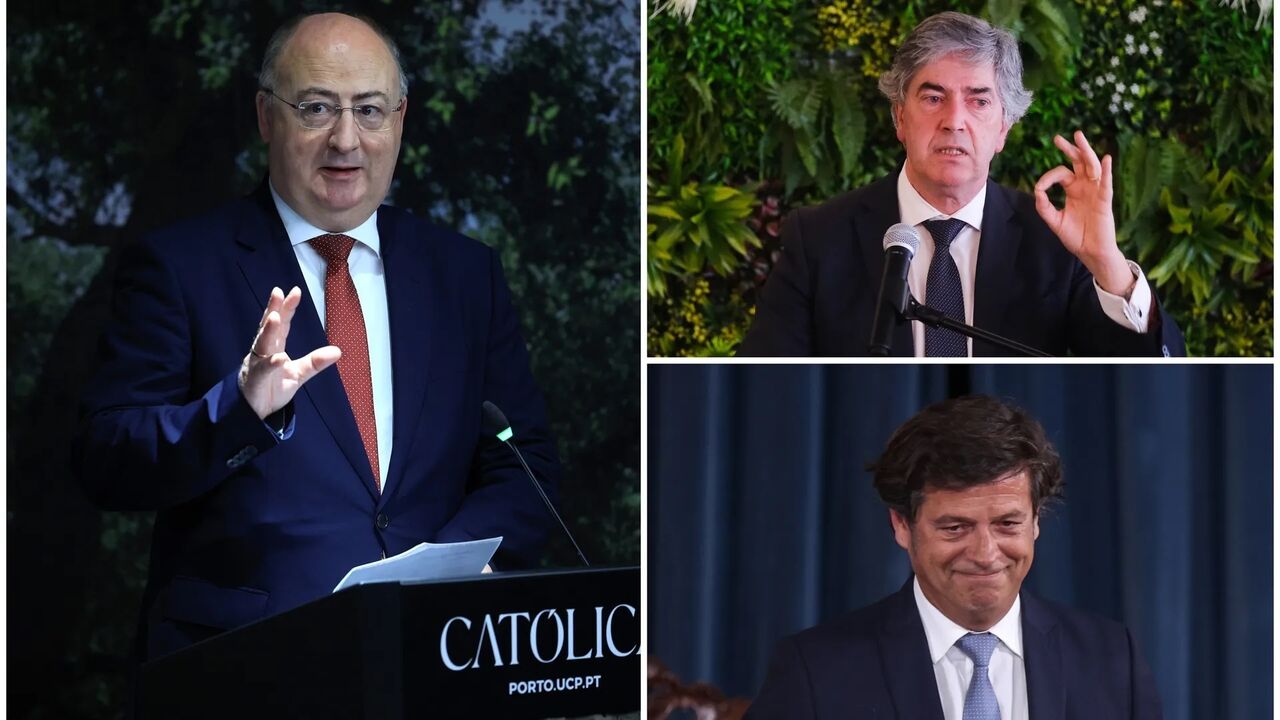 José Manuel Fernandes (à esq.), Pedro Machado e Salvador Malheiro têm casas em Lisboa, mas pediram apoio