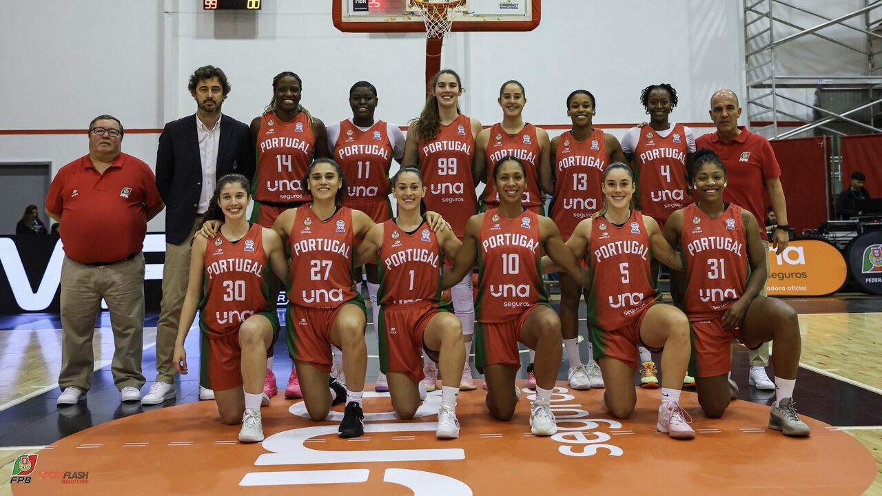Equipa feminina de basquetebol de Portugal convocada para o EuroBasket