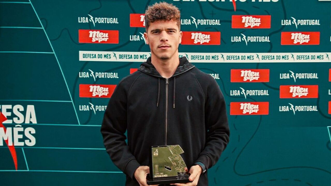 Pedro Rosas foi o defesa do mês de janeiro da 2.ª liga