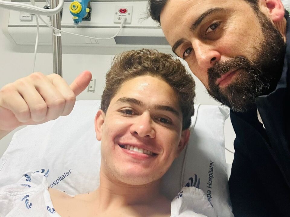 Aguilera operado com sucesso