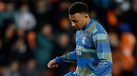 Kylian Mbappé durante o aquecimento