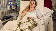 Lindsey Vonn ainda no hospital