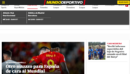 Samu na manchete do Mundo Deportivo