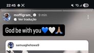 Moffi deu força ao colega