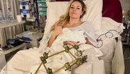Lindsey Vonn ainda no hospital