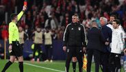 José Mourinho expulso no Benfica-Real Madrid
