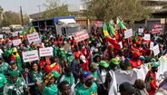 Dezenas de pessoas manifestaram-se em Dakar contra condenações de adeptos senegaleses