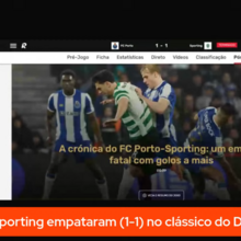 <![CDATA[ 10 Minutos Record: Sporting resgata ponto no último suspiro e não deixa FC Porto fugir ]]>