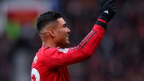 Casemiro dedica golo ao filho, Caio, no jogo contra o Fulham