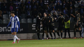 Casa Pia celebra golo ao FC Porto