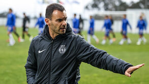 João Gião, treinador do Sporting B