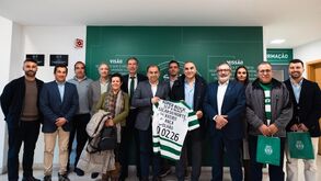 Momento assinalado na Academia Cristiano Ronaldo