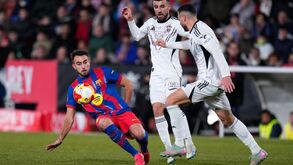 Jogo entre Albacete e Barcelona