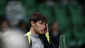 Hidemasa Morita durante o jogo entre o Sporting e o AVS SAD