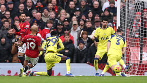 Jogo entre Manchester United e Tottenham na Liga Inglesa