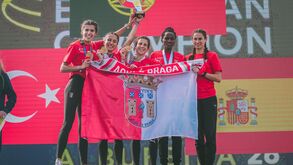 Sp. Braga celebra títulos europeus de corta-mato