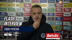 Treinador da U. Leiria agradece apoio do Sporting: «Os grandes não se veem só pelas Ligas que ganham»