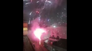 Descanso do Sporting perturbado: pirotecnia junto ao hotel durante a madrugada