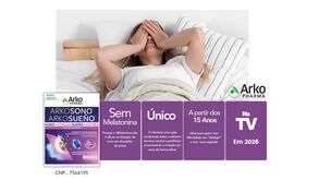 Arkosono Sono & Stress ajuda a diminuir a tensão nervosa e promove noites mais tranquilas