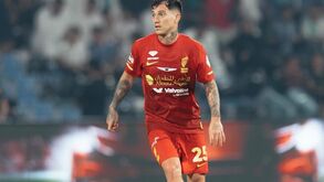 Otávio a torcer pelo FC Porto no clássico com o Sporting