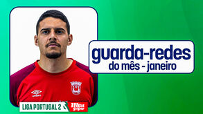 Lucas Paes eleito guarda-redes de janeiro da 2.ª Liga