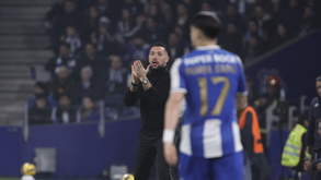 Francesco Farioli durante o FC Porto-Sporting