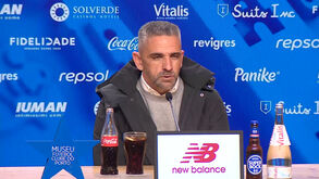 Rui Borges: «Luis Suárez não estava a 100%, jogou a 2.ª parte toda com problemas físicos»