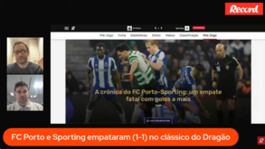 10 Minutos Record: Sporting resgata ponto no último suspiro e não deixa FC Porto fugir