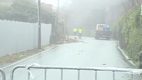 Habitação devoluta desaba devido ao mau tempo em Gaia