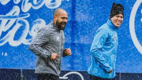 Nehuén Pérez no relvado do Olival