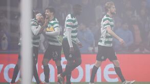 Leões celebraram aos 90'+10 no clássico do Estádio do Dragão