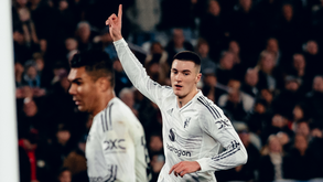 Sesko marcou nos descontos e resgatou um ponto para o Manchester United