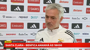 Mourinho e a visita aos Açores: «Precisamos de pontos para olhar para cima»