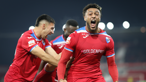 Gustavo Varela festeja golo frente ao Sp. Braga