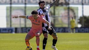 Liziero no jogo com o FC Porto