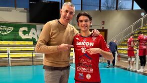 Guilherme Maia em destaque no Taranto Volley