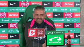 Rui Borges quer segunda volta melhor mas sublinha: «Estamos há 41 jogos a marcar...»