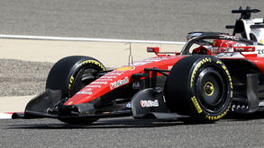 Charles Leclerc na pré-temporada de F1