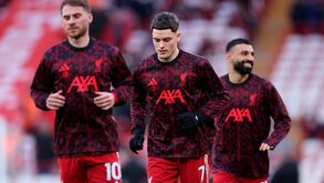 Wirtz num treino do Liverpool