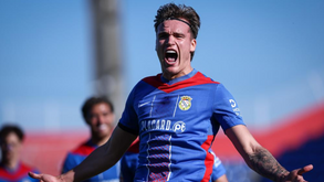 Marezi festeja o golo marcado ao Santa Clara