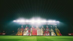 A Tarja preparada para o dérbi deste sábado