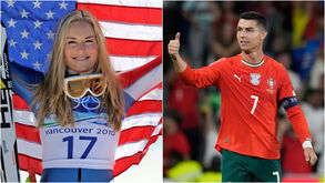 Cristiano Ronaldo solidário com Lindsey Vonn