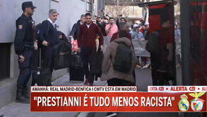 Comitiva do Benfica já está em Madrid: as imagens da chegada dos encarnados