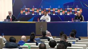 João Tralhão em conferência de imprensa em Madrid