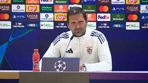 João Tralhão em conferência de imprensa