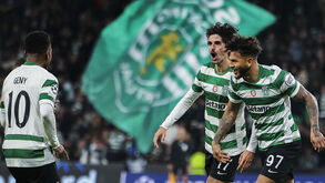 Geny Catamo, Francisco Trincão e Luis Suárez festejaram mais um golo