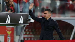 Javier Saviola na última vez que fez ao Estádio da Luz