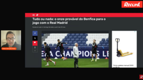 10 Minutos Record: Benfica procura noite épica em Madrid... com Sporting à espera