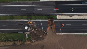 Colapso na A1 causa interdição e trabalhos de recuperação urgentes